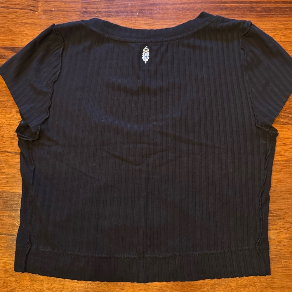 Free People FP Movement Blissed Out Baby Rib T-Shirt - Picture 4 of 5
